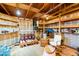 Utility room featuring batteries, shelving, and other essentials for off-grid living at 49039 N 24Th Ave, New River, AZ 85087