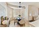 Cozy dining area with a stylish table setting and natural light at 541 E Spur Ave, Gilbert, AZ 85296