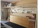 This garage is ready for all your projects with cabinets, a pegboard, and hanging storage at 5637 E Lonesome Trl, Cave Creek, AZ 85331