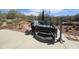 Backyard featuring a modern hot tub with a relaxing ambiance at 5637 E Lonesome Trl, Cave Creek, AZ 85331