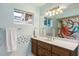 Bathroom with decorative mirror and light fixture at 5818 N 3Rd Ave, Phoenix, AZ 85013