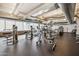 A fully equipped gym featuring state-of-the-art machines promotes a healthy lifestyle for residents at 1 E Lexington Ave # 302, Phoenix, AZ 85012