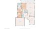 Detailed floor plan showcasing the layout of the home, including room dimensions and locations at 21616 E Calle De Flores --, Queen Creek, AZ 85142
