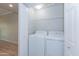 Laundry closet featuring a new washer and dryer at 3236 E Chandler Blvd # 3031, Phoenix, AZ 85048