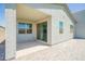 Covered patio featuring stone floors and recessed lighting at 4215 W Suncup Dr, San Tan Valley, AZ 85144