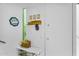 Entryway features modern decor and functional storage, including a colorful mirror and a coat rack at 4411 N 40Th St # 59, Phoenix, AZ 85018