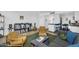 Bright living room with modern decor, comfortable seating, and an open layout leading to the kitchen at 4411 N 40Th St # 59, Phoenix, AZ 85018