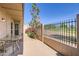 A lovely back patio featuring a table and chairs with a view of the golf course at 4531 W Continental Dr, Glendale, AZ 85308