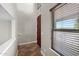 Bright foyer featuring tiled flooring and a wooden front door with natural light at 625 S Roosevelt St, Tempe, AZ 85281