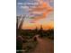 Desert landscape featuring picturesque hiking and jogging trails at sunset at 6767 E Nightingale Star Cir, Scottsdale, AZ 85266