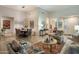Open concept floor plan showing formal dining area, living room and entry way at 6767 E Nightingale Star Cir, Scottsdale, AZ 85266