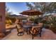 Outdoor dining with BBQ, perfect for enjoying outdoor meals and gatherings at 6767 E Nightingale Star Cir, Scottsdale, AZ 85266