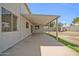 Covered patio offers a comfortable outdoor space with a concrete floor, ideal for entertaining and relaxation at 7114 W Yucca St, Peoria, AZ 85345