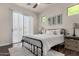 Bright bedroom with a large window and minimalist decor allowing lots of natural light at 7445 E Eagle Crest Dr # 1145, Mesa, AZ 85207