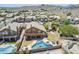 Desert home with an inviting backyard pool and lush landscaping, perfect for outdoor entertaining at 768 E Mountain Sky Ave, Phoenix, AZ 85048