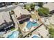 Private backyard pool area, complete with patio, hot tub, and desert landscaping, perfect for relaxing and entertaining at 768 E Mountain Sky Ave, Phoenix, AZ 85048