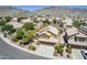 Suburban desert home with pool, complemented by mountain views and mature trees at 768 E Mountain Sky Ave, Phoenix, AZ 85048
