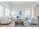 Bright living room with neutral tones, plantation shutters, and stylish decor at 768 E Mountain Sky Ave, Phoenix, AZ 85048