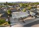 Aerial view of a single-Gathering home in a neighborhood with mountain views at 8524 E Mariposa Dr, Scottsdale, AZ 85251