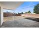 Backyard featuring a concrete patio and rock groundcover at 8524 E Mariposa Dr, Scottsdale, AZ 85251