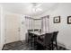 Cozy dining area featuring modern furnishings and decor, bathed in natural light at 8840 E Sunland Ave # 137, Mesa, AZ 85208