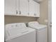 Laundry room featuring a washer, dryer and shelving at 1120 E Harbor View Dr, Gilbert, AZ 85234