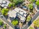 Aerial view of a luxury property featuring a backyard pool and beautifully landscaped grounds at 11398 E Desert Vista Rd, Scottsdale, AZ 85255