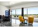 Dining area with modern decor and expansive views at 11426 E Quail Ln, Cave Creek, AZ 85331