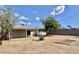 This large backyard is perfect for entertaining with a covered patio and mature shade tree at 1309 W 10Th St, Tempe, AZ 85281