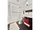 Bathroom features subway tiles, hexagon tiles, and modern vanity at 1309 W 10Th St, Tempe, AZ 85281