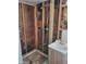 Bathroom under renovation with exposed shower stall and vanity at 1363 E Clarendon Ave, Phoenix, AZ 85014