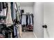 Walk-in closet featuring ample storage with clothing racks and shoe shelves at 14809 N El Frio Cir, El Mirage, AZ 85335