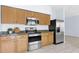 Well-equipped kitchen featuring stainless steel appliances, and ample counter space at 30032 N Desert Willow Blvd, San Tan Valley, AZ 85143