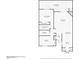 Detailed floorplan showing the layout of rooms, closets, and other spaces in the house at 3345 E University Dr # 72, Mesa, AZ 85213