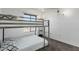 Bright bedroom with bunk beds, carpet and window allowing ample natural light at 3711 S Judd St, Tempe, AZ 85282