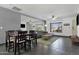 Combined dining and living space featuring stylish decor and abundant natural light at 3711 S Judd St, Tempe, AZ 85282