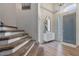 Entryway with stairs, a grey front door, and a foyer at 3812 N Barron --, Mesa, AZ 85207