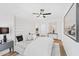 Bright and stylish main bedroom with modern decor and a ceiling fan at 4220 N 32Nd St # 2, Phoenix, AZ 85018