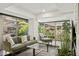 Inviting living room with expansive windows and contemporary furnishings at 7151 E Rancho Vista Dr # 3001, Scottsdale, AZ 85251