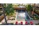 Enjoy the sound of running water in this courtyard view of tranquil water feature with lush landscaping at 7151 E Rancho Vista Dr # 3001, Scottsdale, AZ 85251
