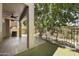 Spacious back patio with scenic view and decorative tile at 7240 N Dreamy Draw Dr # 109, Phoenix, AZ 85020