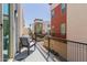 Relaxing outdoor balcony with comfortable seating and views of the community at 820 N 8Th Ave # 25, Phoenix, AZ 85007