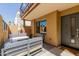 Cozy patio with stylish seating offers a relaxing retreat, conveniently located near the front door at 820 N 8Th Ave # 25, Phoenix, AZ 85007