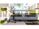 Aerial view of a private patio area offering a perfect blend of relaxation and outdoor living at 820 N 8Th Ave # 25, Phoenix, AZ 85007