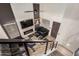 High angle view of a living room featuring a fireplace and vaulted ceilings at 15339 N 148Th Ct, Surprise, AZ 85379