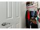 Organized closet featuring shelving, hanging rods, and ample storage space for clothing and luggage at 16245 W Papago St, Goodyear, AZ 85338
