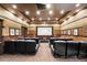 Community movie room featuring tiered seating, a large screen, and dim lighting for an immersive experience at 19777 N 76Th St # 1106, Scottsdale, AZ 85255
