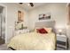 Comfortable bedroom with a chest of drawers and neutral decor at 20558 N 263Rd Dr, Buckeye, AZ 85396