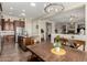 Open concept kitchen and dining area at 20558 N 263Rd Dr, Buckeye, AZ 85396