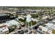 Elevated aerial view of Gilbert's landmark water tower in a dynamic urban setting at 250 W Juniper Ave # 22, Gilbert, AZ 85233